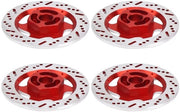Set di remi in acciaio inossidabile - Resistente - Duraturo - Leggero - Installazione semplice - Lega di alluminio - Disco di freno in acciaio RC - Codice prodotto: RC Remschijf - Modello: Remschijvenset Slijtvast