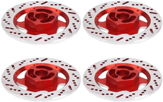 Set di remi in acciaio inossidabile - Resistente - Duraturo - Leggero - Installazione semplice - Lega di alluminio - Disco di freno in acciaio RC - Codice prodotto: RC Remschijf - Modello: Remschijvenset Slijtvast