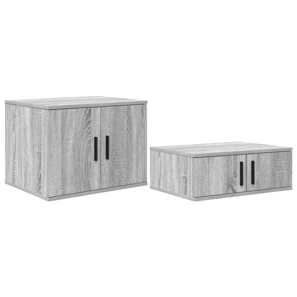 Armadio 2 pz Grigio Sonoma 108 x 41 x 40 cm Legno multistrato CFW1342179