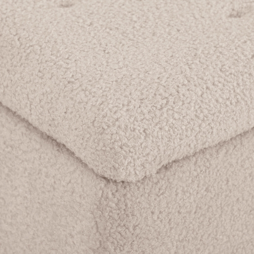 Letto Contenitore ¨C Zephmum ¨C Legno 95x38x45 cm Crema