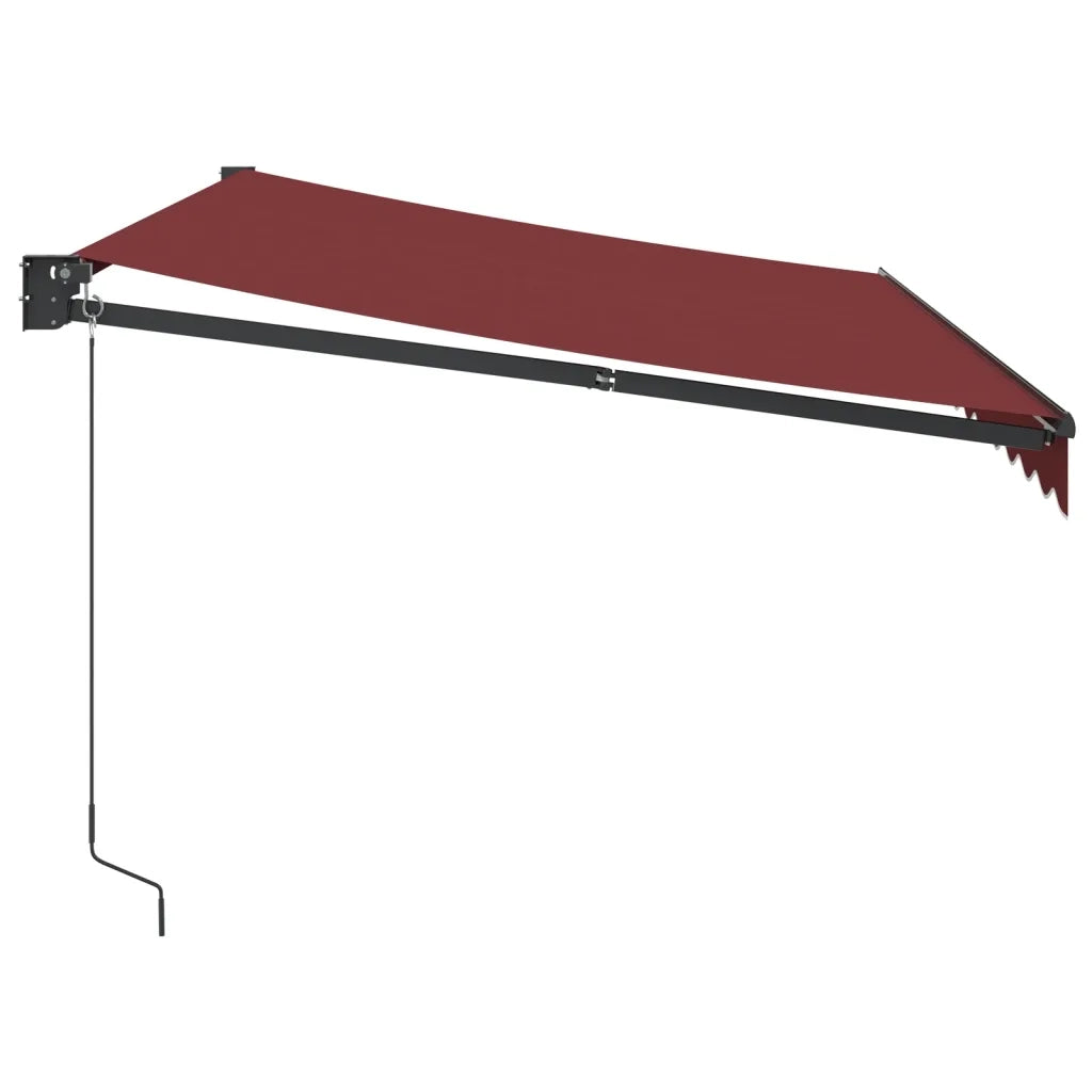 Tenda da Sole Retrattile Manuale Bordò 350x250 cm 3215299