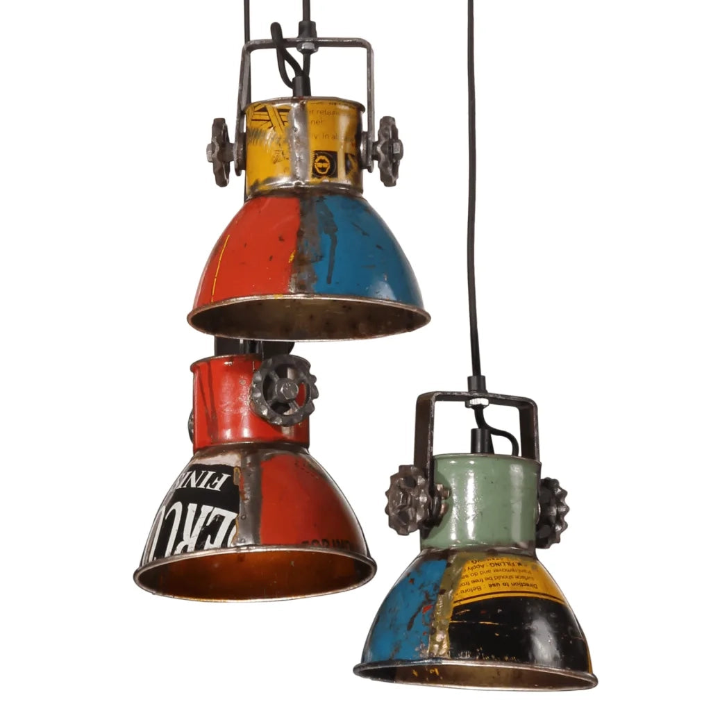 Lampada Pensile 25 W Multicolore 30x30x100 cm E27 CFW9167551