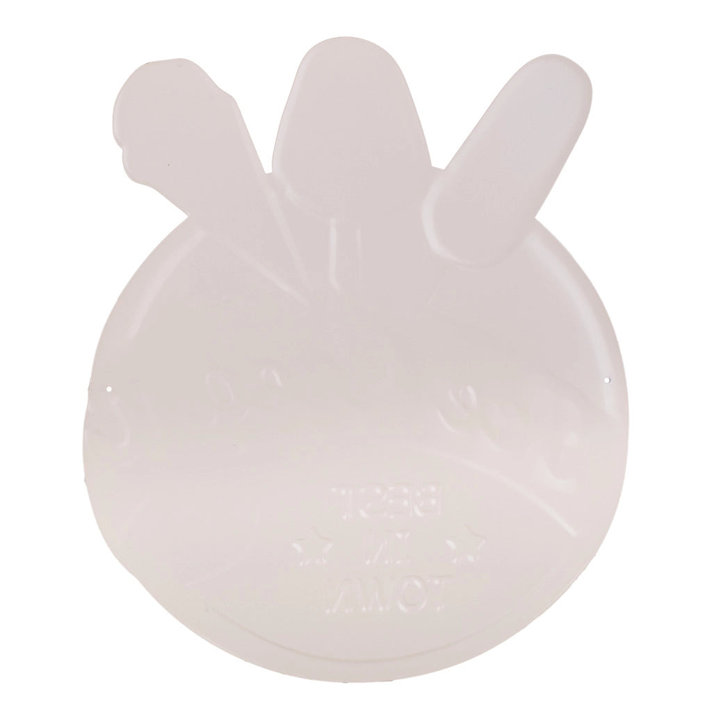 Placca in metallo rossa 38x45x1h