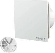 Ventilatore per bagno 100mm - aspiratore con valvola di ritorno - basso consumo energetico - adatto per bagno cucina ufficio toilette - silenzioso