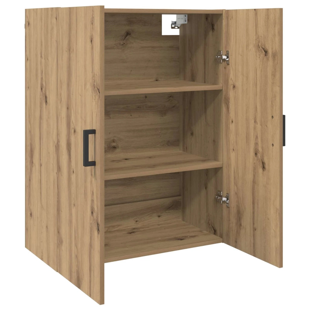 Armadietto a Muro | Mobile a Parete Rovere artigianale 69,5 x 34 x 90 cm