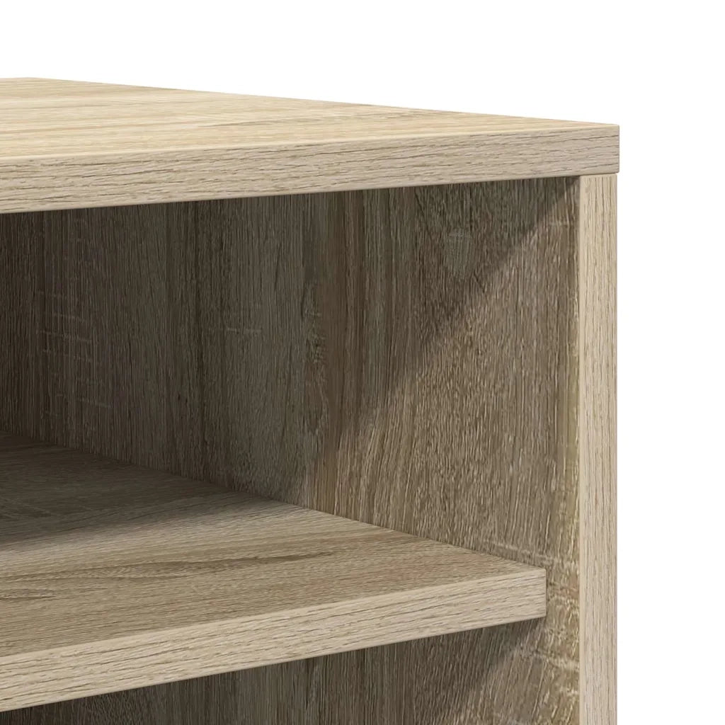 Scarpiera-Scaffale per scarpe Rovere Sonoma 60x35x92 cm in Truciolato 230203