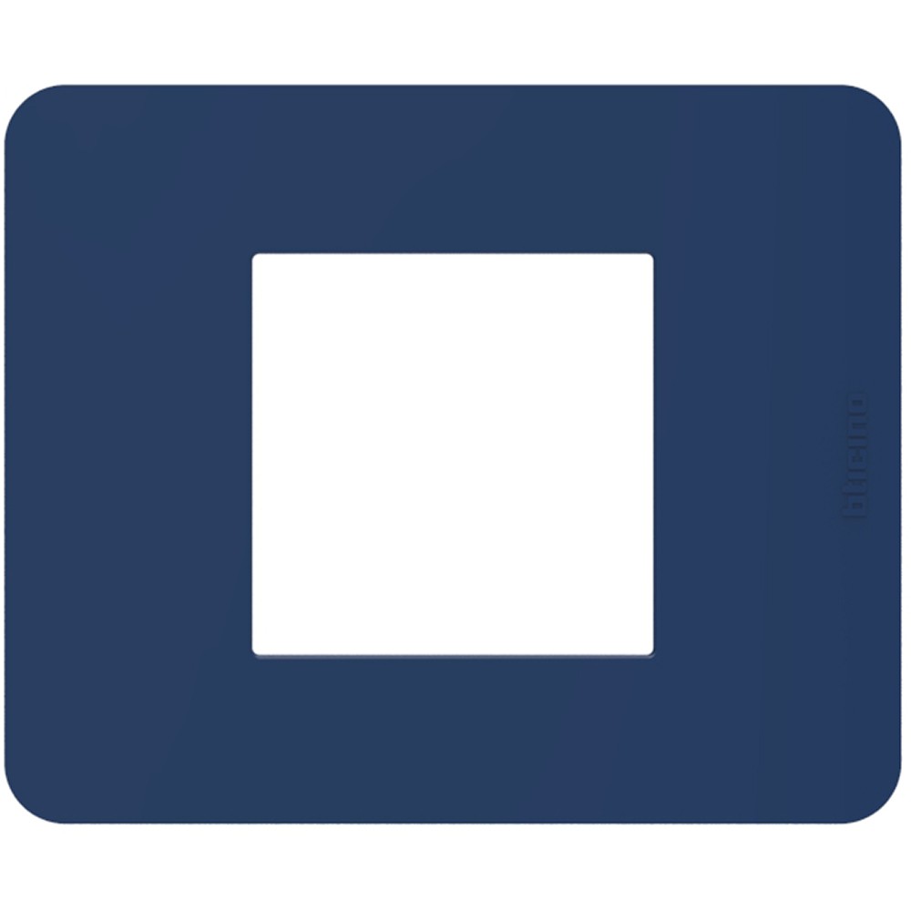 Placca Bticino MatixGO Tones 2 moduli blue JA4802TB