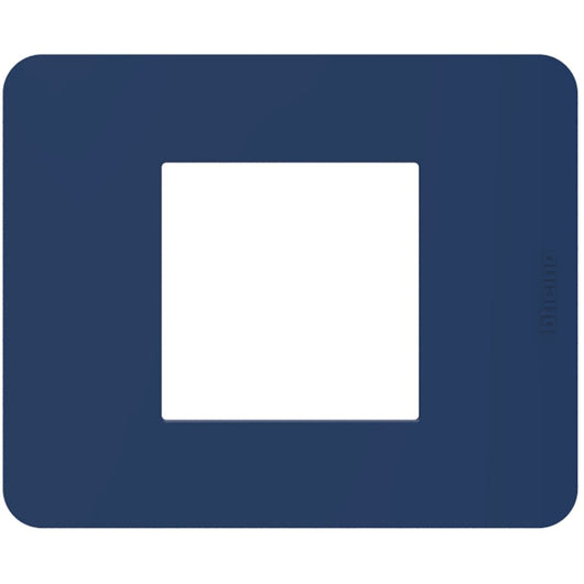 Placca Bticino MatixGO Tones 2 moduli blue JA4802TB