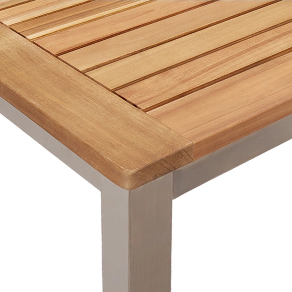 Set da Pranzo da Giardino  3 Pezzi Legno Massello di Acacia