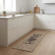 Tappeto da Cucina Casa beige 180 x 60 cm 100% Poliammide 42045732