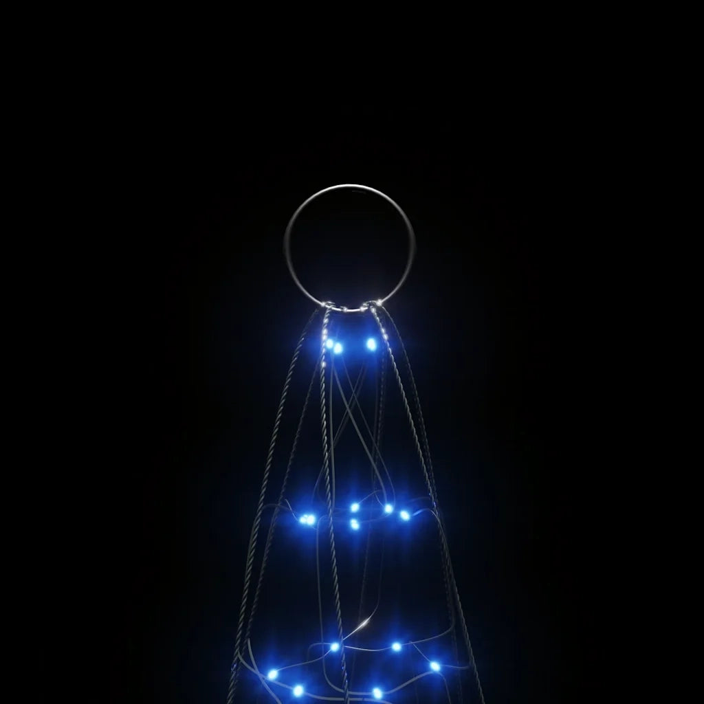 Albero di Natale a LED 200 LED Blu 180 cm 358111