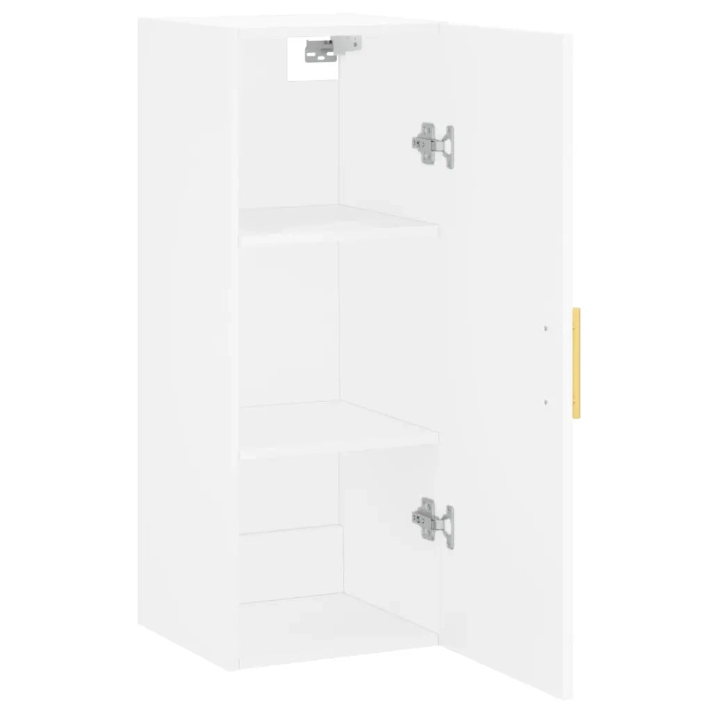 Armadietto a Muro | Mobile a Parete Bianco 34,5x34x90 cm