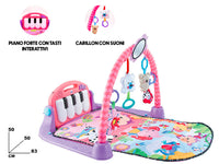 Palestrina con piano e musica per Bambina 50x50x83 cm in Poliestere Baby Piano Girl