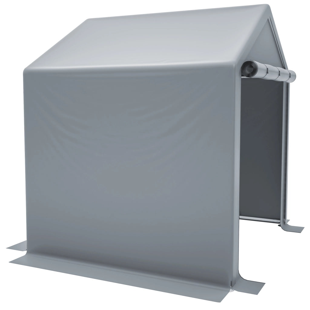 Ricovero Per Biciclette - Struttura Stabile - 190x170x200 Cm - Acciaio Zincato - Grigio Scuro