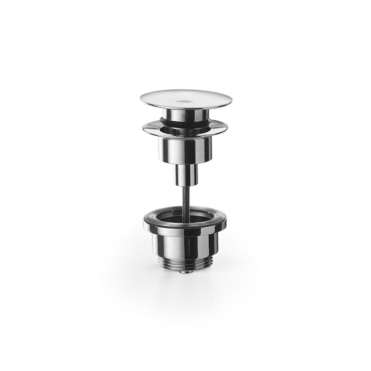 Lineabeta - Piletta click clack regolabile 0-60 mm da 1"1/4" in ottone cromato