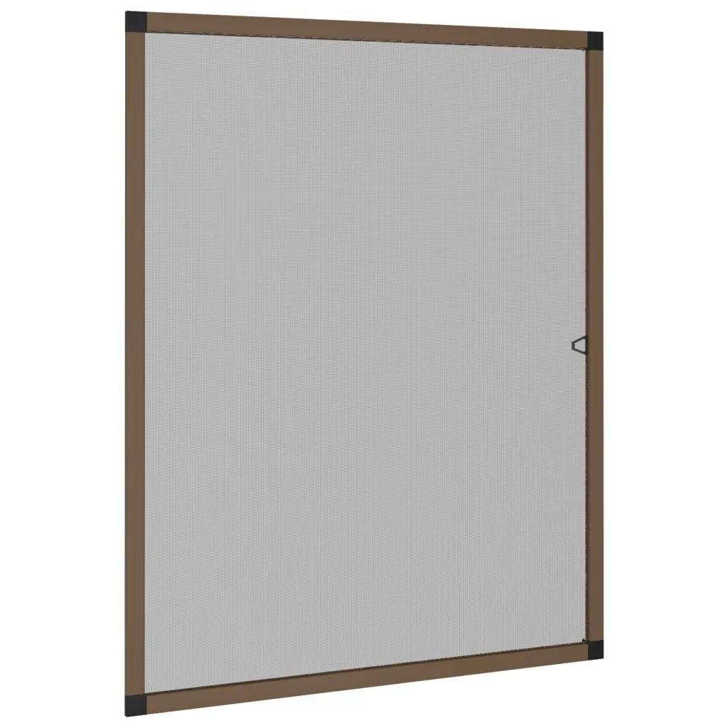 Zanzariera per Finestre Marrone 80x100 cm CFW3058749