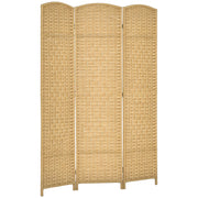Paravento Pieghevole 3 Ante ¨C Zephmum ¨C Legno 135x180 cm