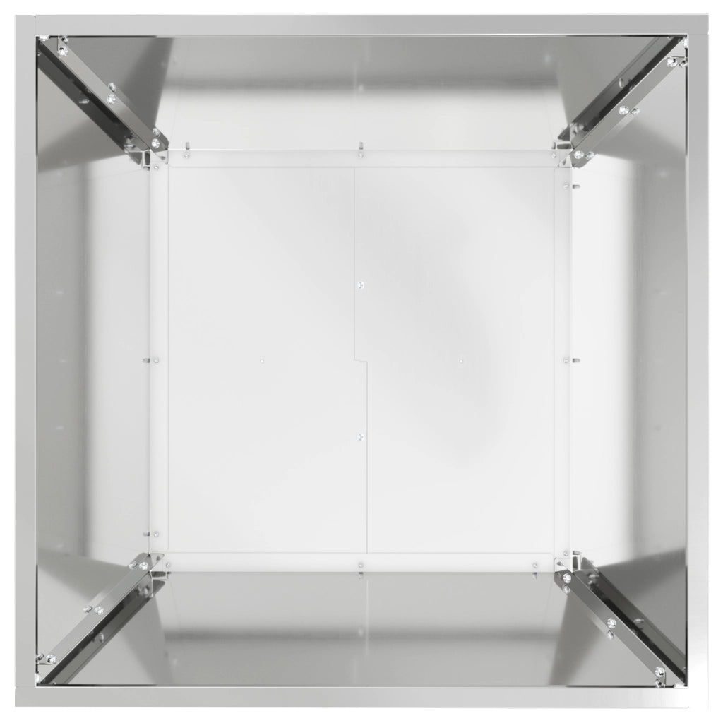Fioriera in Acciaio Acciaio zincato 50 x 50 x 15 cm Resistente