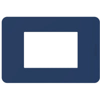 Placca Bticino MatixGO Tones 3 moduli blue JA4803TB