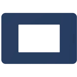 Placca Bticino MatixGO Tones 3 moduli blue JA4803TB