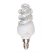 Trade Shop - Lampadina Led 13 Watt E14 1235lm Spirale Vortice Luce Naturale 4000k Calda 3000k -