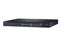 Dell n1524p gestito l3 gigabit ethernet (10/100/1000) supporto power over ethernet (poe) 1u nero - 210-AEVY