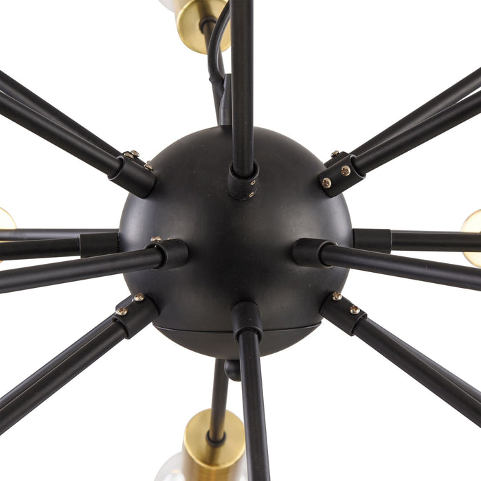 Lampada pendente Loft in Metallo Jackson Nero