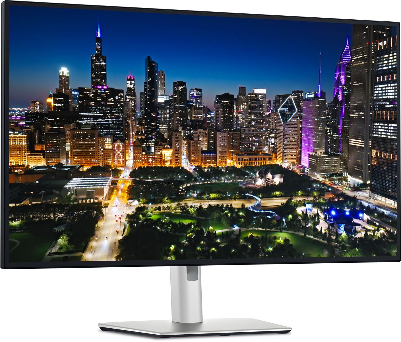 Dell ultrasharp u3225qe monitor pc 80 cm (31.5") 3840 x 2160 pixel 4k ultra hd lcd nero, argento - DELL-U3225QE