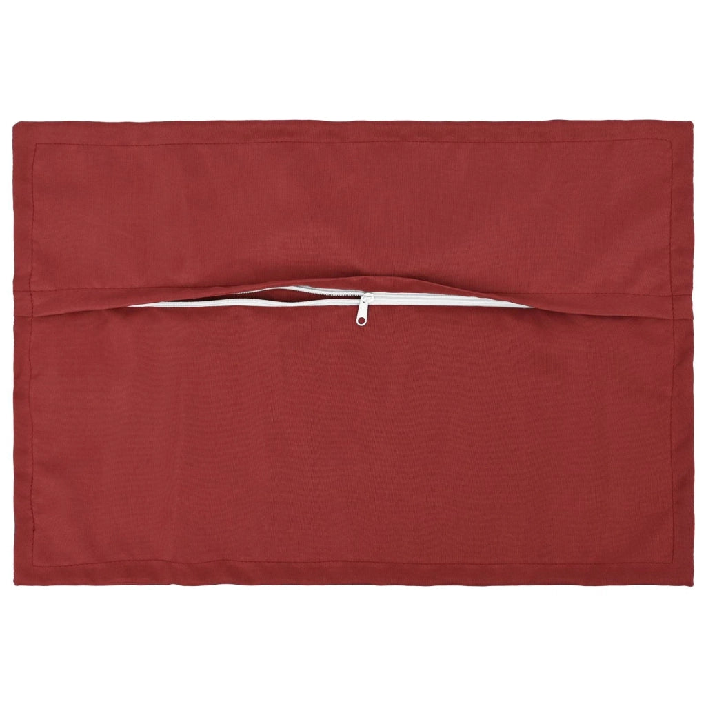 Federa 2 pz HOUTEN Rosso Vino 50 x 75 cm Poliestere 919905