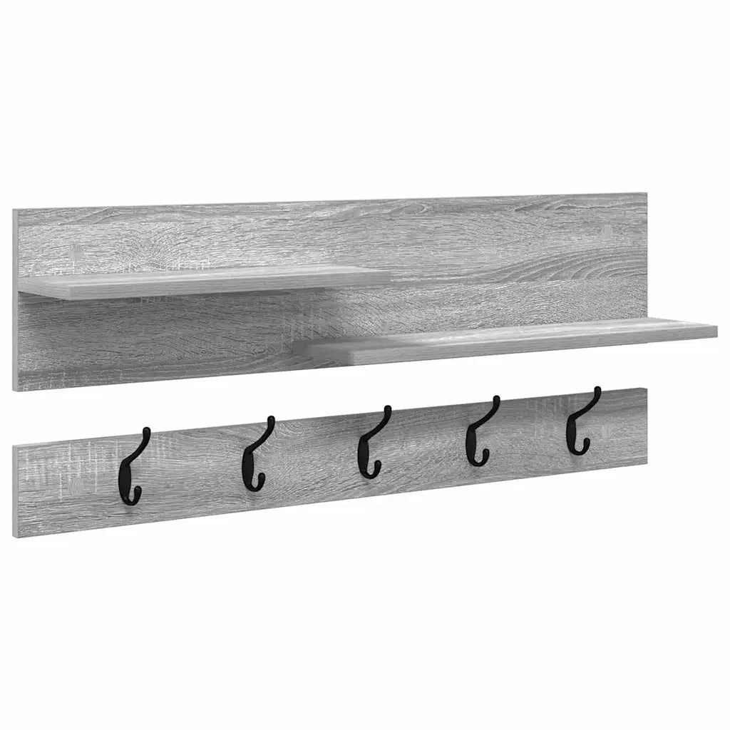 Appendiabiti a muro Grigio Sonoma 90 x 15 x 36 cm CFW3633743