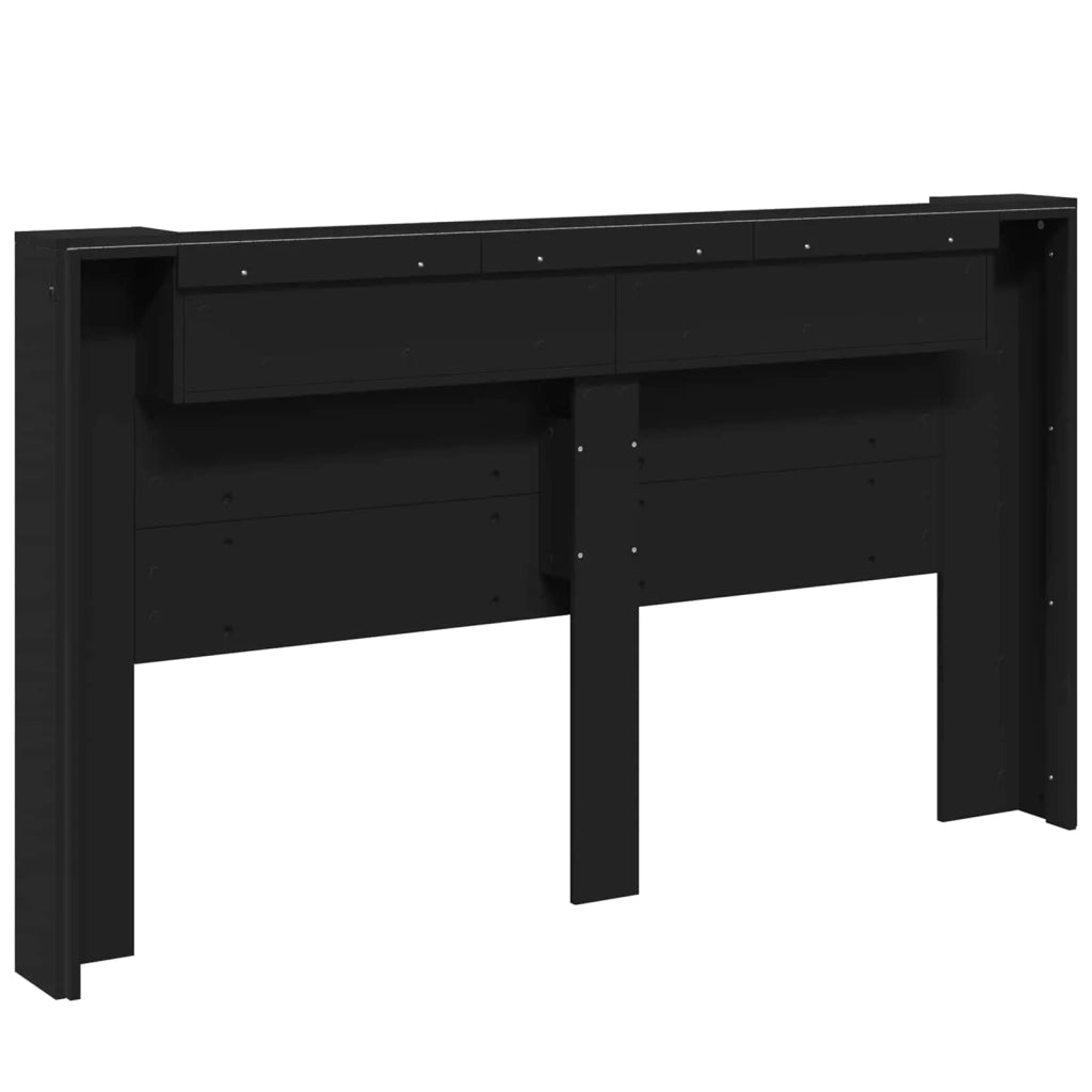 Testiera Nero 180 x 16,5 x 103,5 cm Legno multistrato 3418690