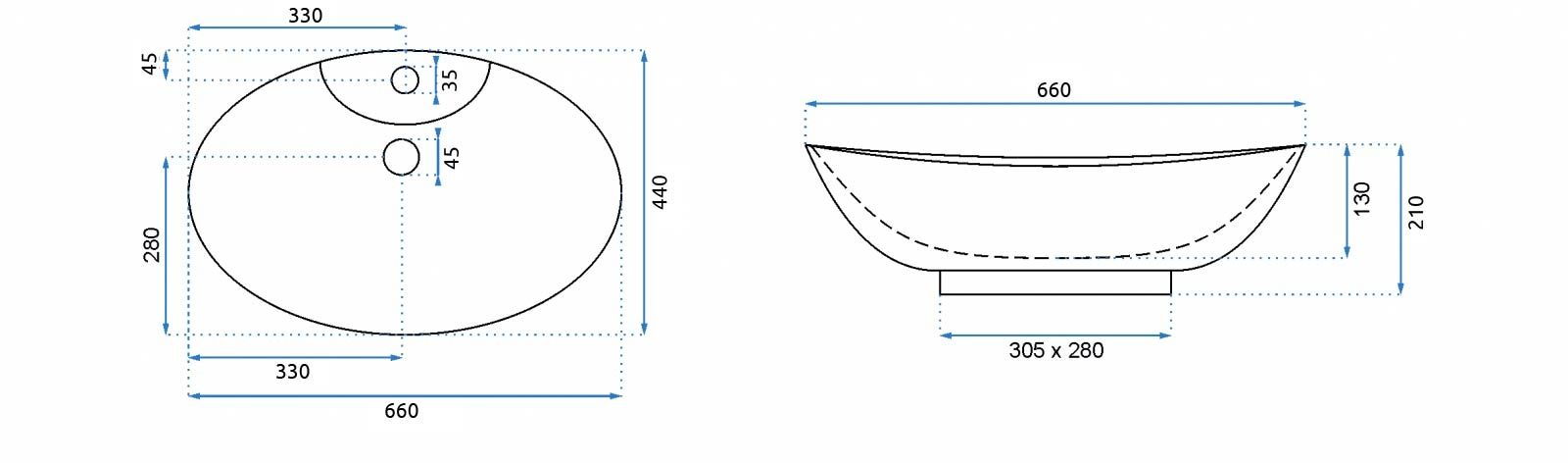 Lavabo Da Appoggio Rea Rosa