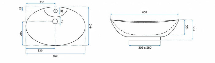 Lavabo Da Appoggio Rea Rosa