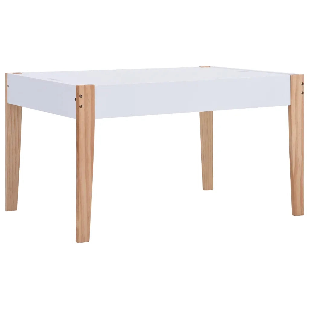 Set Sedie e Tavolo Lavagna per Bambini 3 pz Nero e Bianco CFW9010086