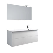 Mobile bagno composizione vasca DX 4 pezzi IGEA colore bianco opaco
