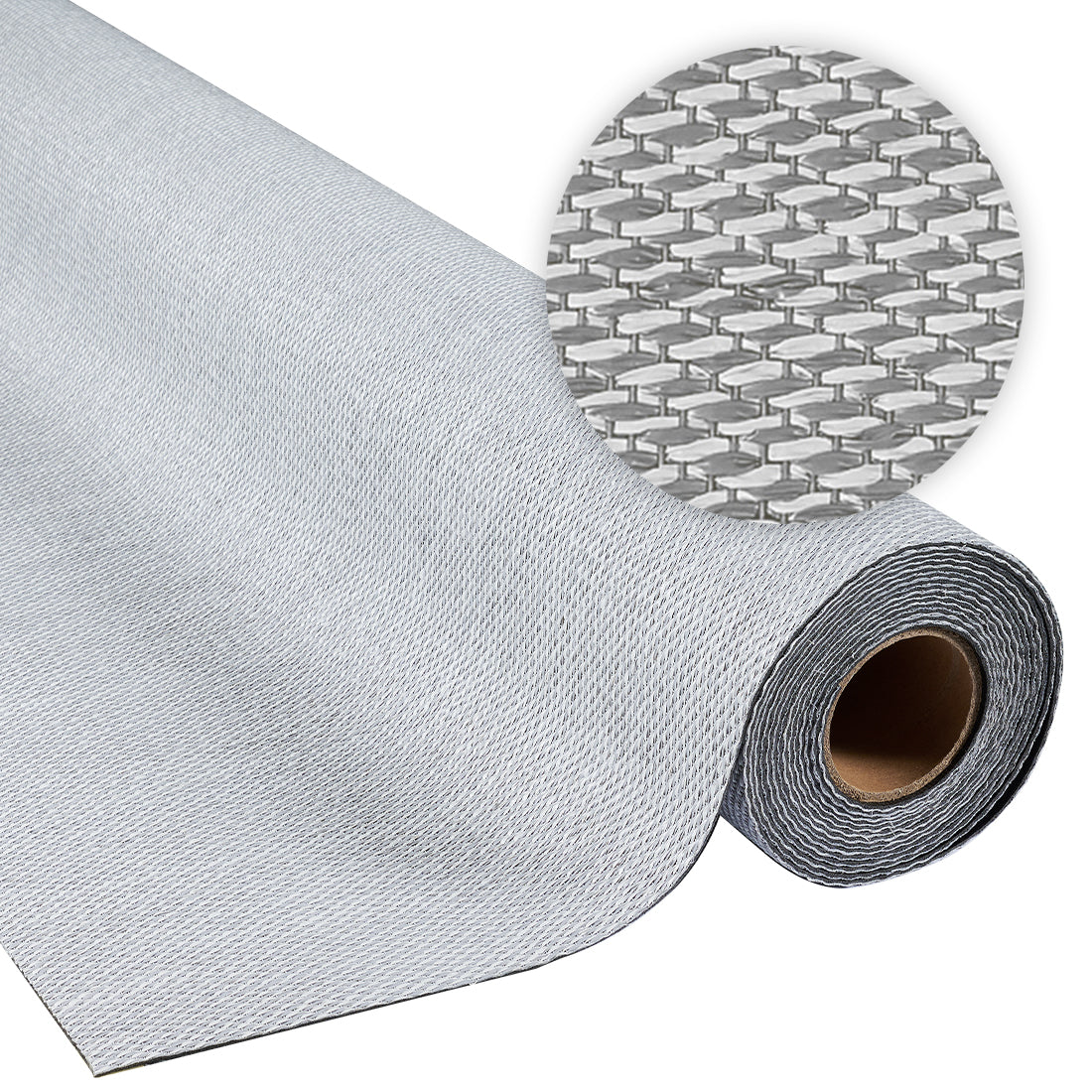 Tappeto vinilico di alta qualità grigio 200x400