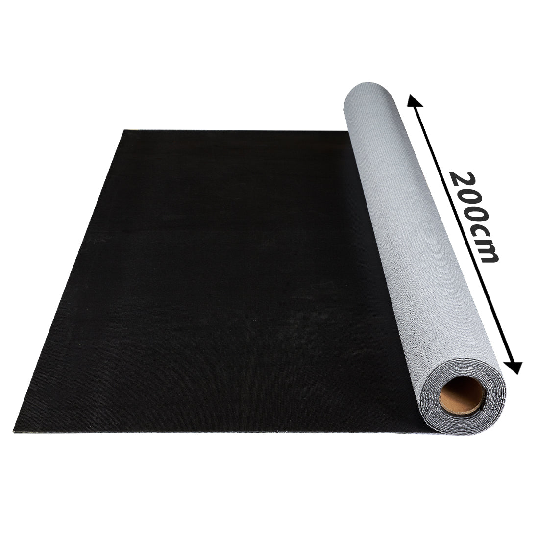 Tappeto vinilico di alta qualità grigio 200x200