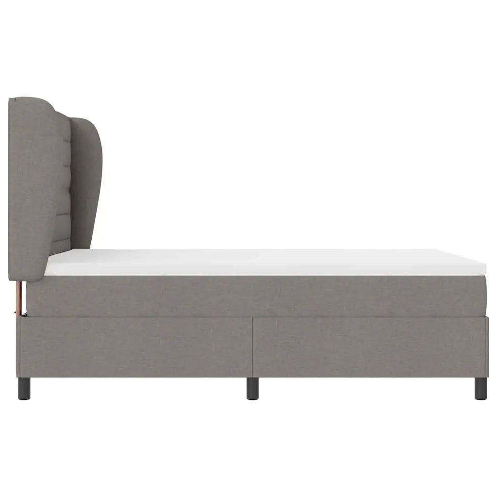 Letto a molle con materasso Talpa 140 x 190 cm Tessuto 3340498