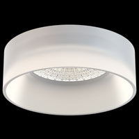 Faretto da incasso Downlight in Acrilico Pauline Bianco