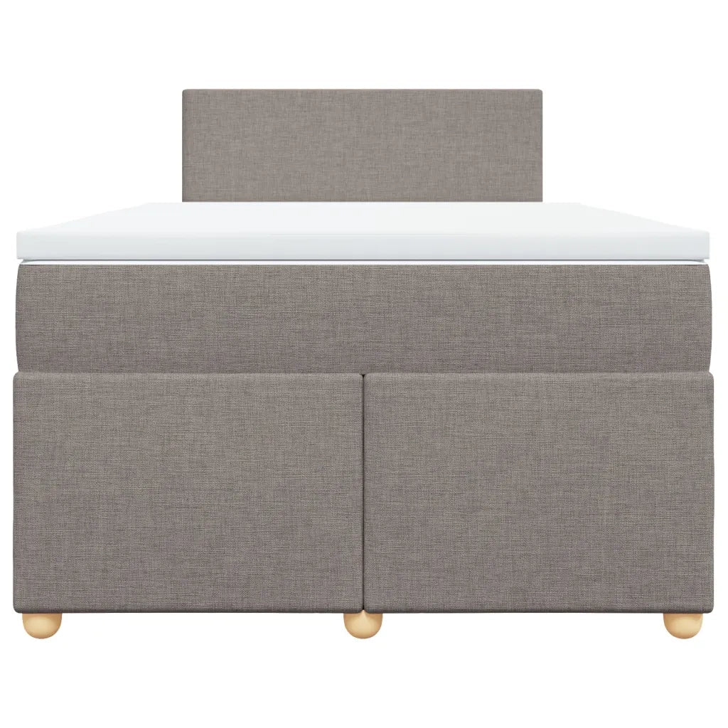 Giroletto a Molle con Materasso Tortora 120x200 cm in Tessuto 3286644