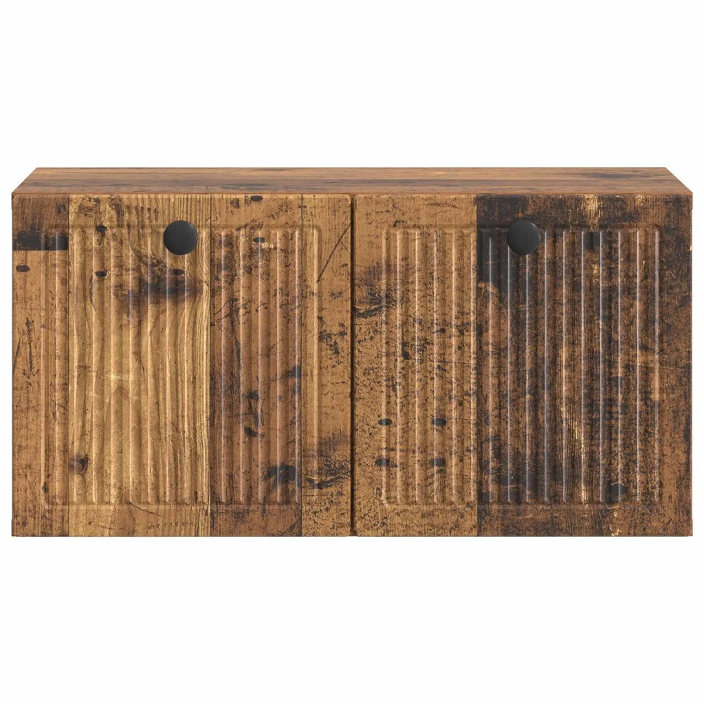 Mobile Porta TV da Muro Legno antico 59,5 x 31 x 30 cm