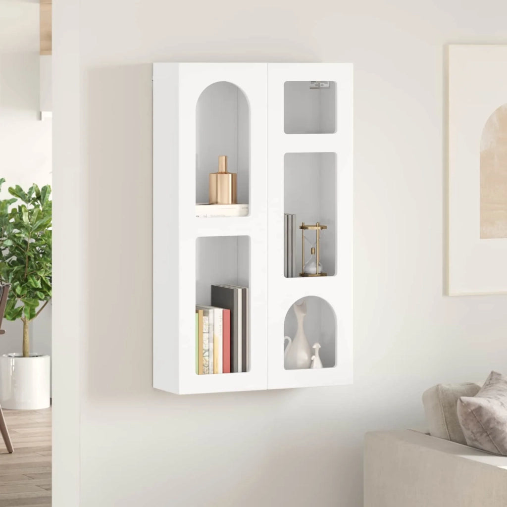 Armadio pensile con lo scaffale Bianco Lucido 59 x 20 x 100 cm CFW4976758