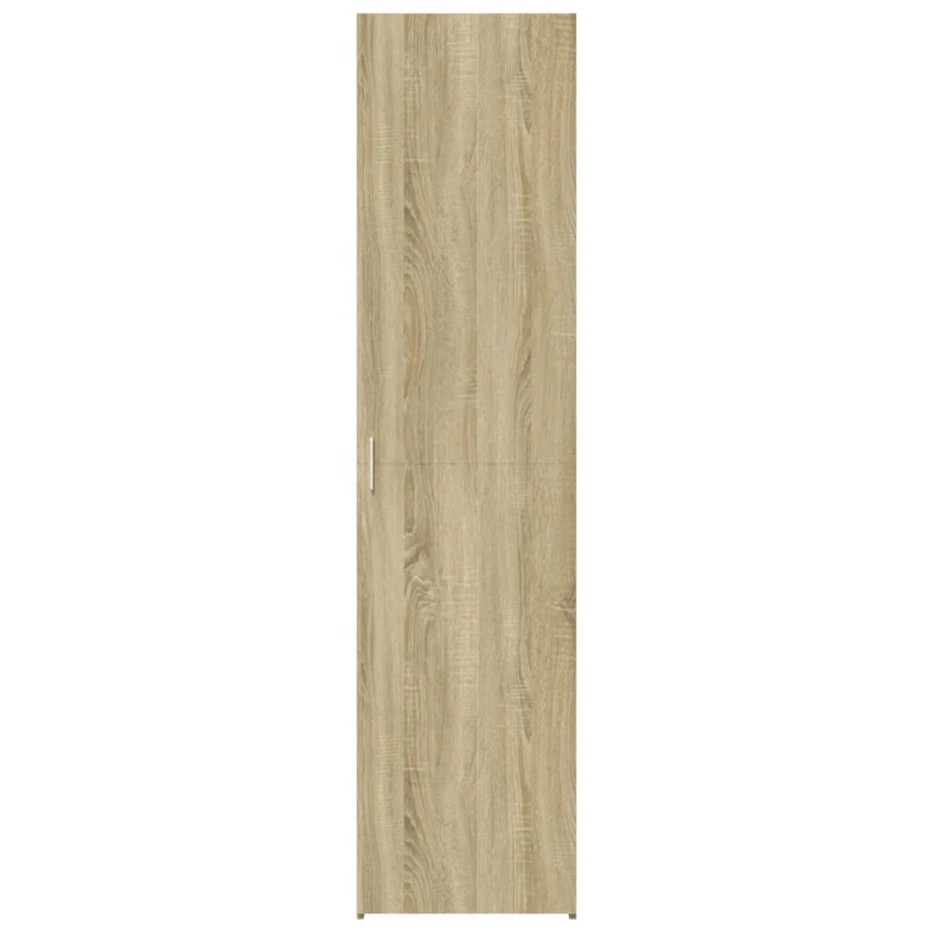 Buffet credenza cassettiera armadio mobile contenitore organizer cucina soggiorno salotto rovere Sonoma alto 50 x 42,5 x 185 cm legno ingegnerizzato marrone 02_0034071