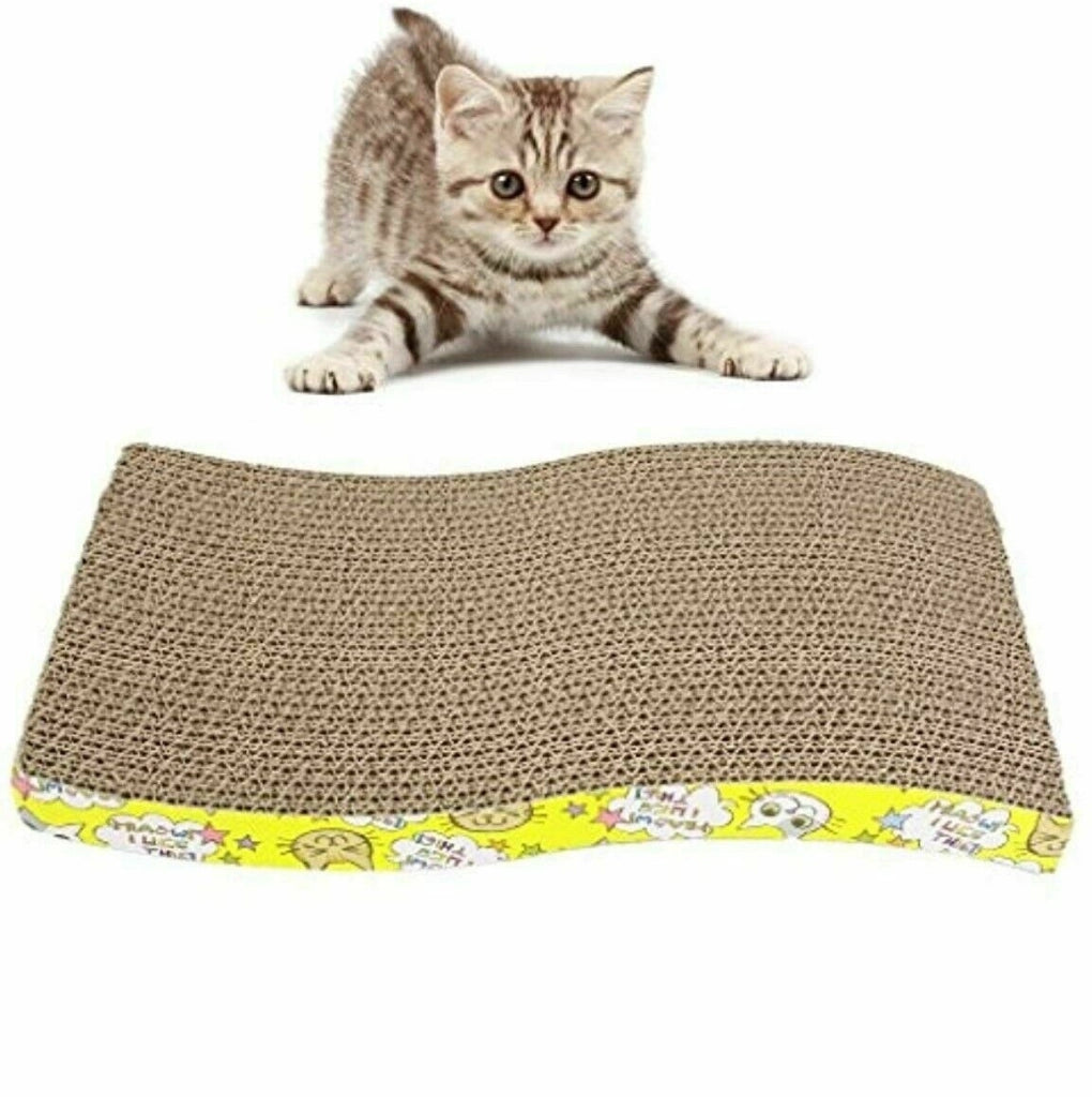 TIRAGRAFFI GATTO IN CARTA CARTONE ONDULATO TIRA GRAFFI GIOCO PER GATTI LETTO