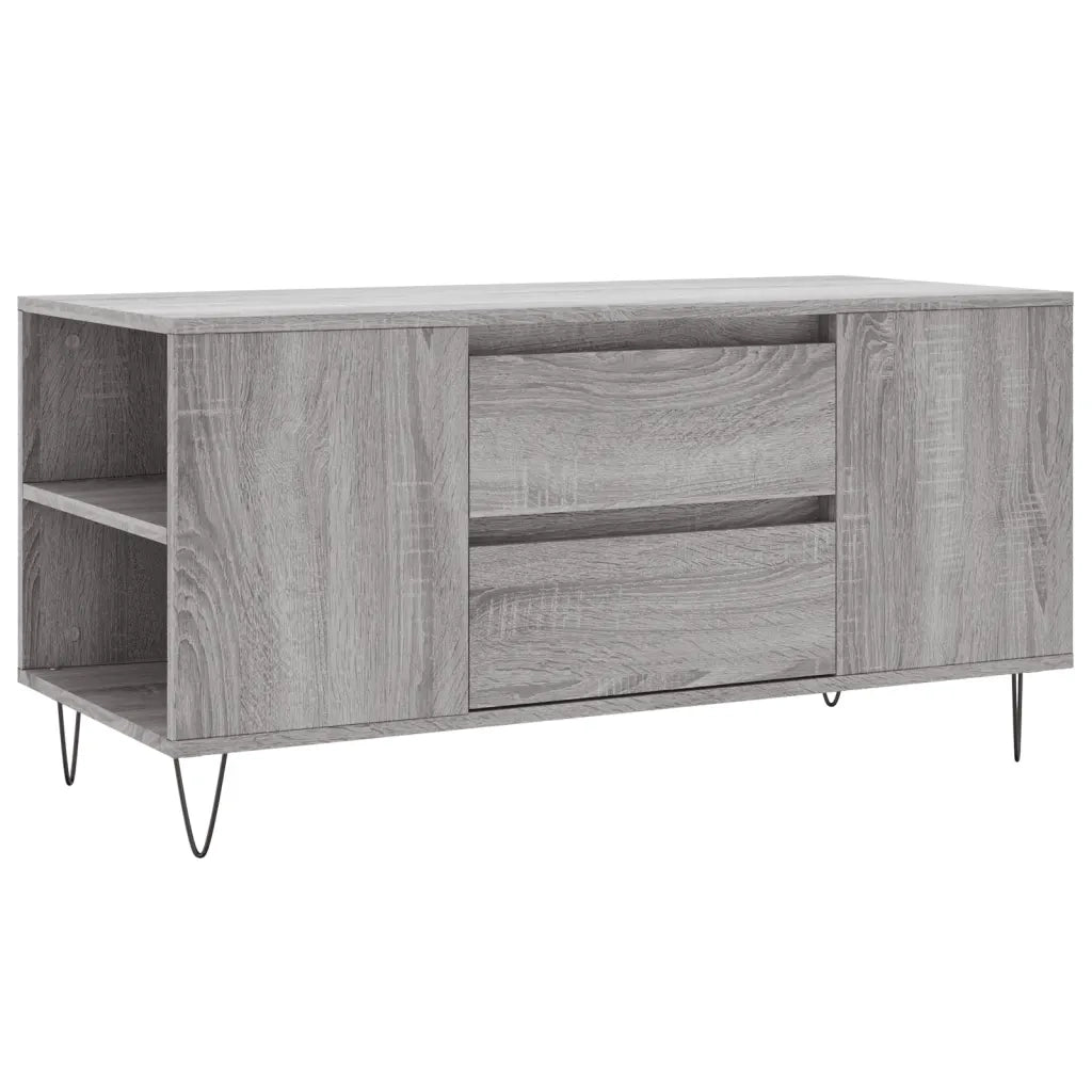 Tavolino salotto | Tavolino da caff¨¨ | Tavolino da Soggiorno Grigio Sonoma 102x44,5x50 cm Legno Multistrato