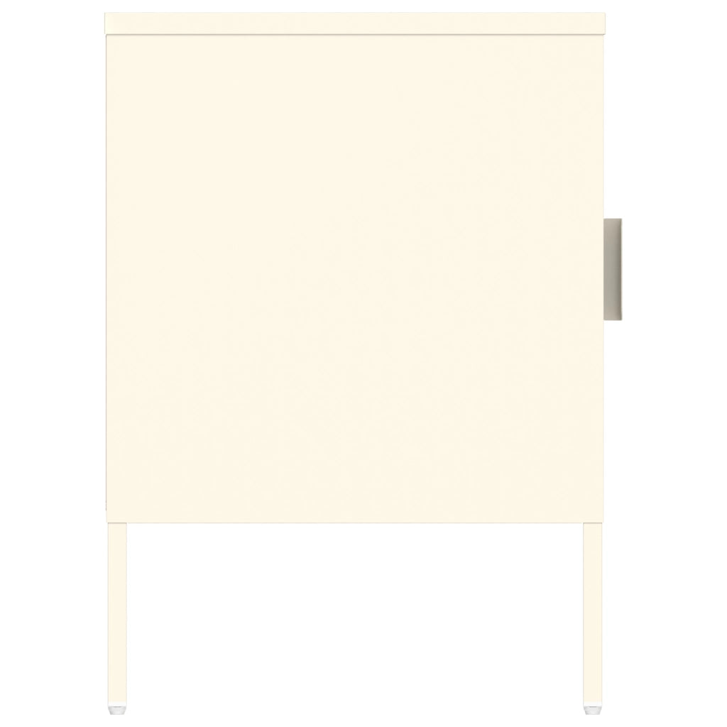 Mobile TV in metallo 120cm bianco TOM