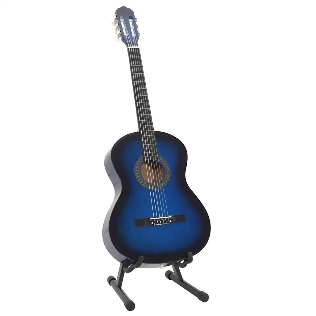 Set Chitarra Classica per Principianti 12 pz Blu 4/4 39" CFW5033650
