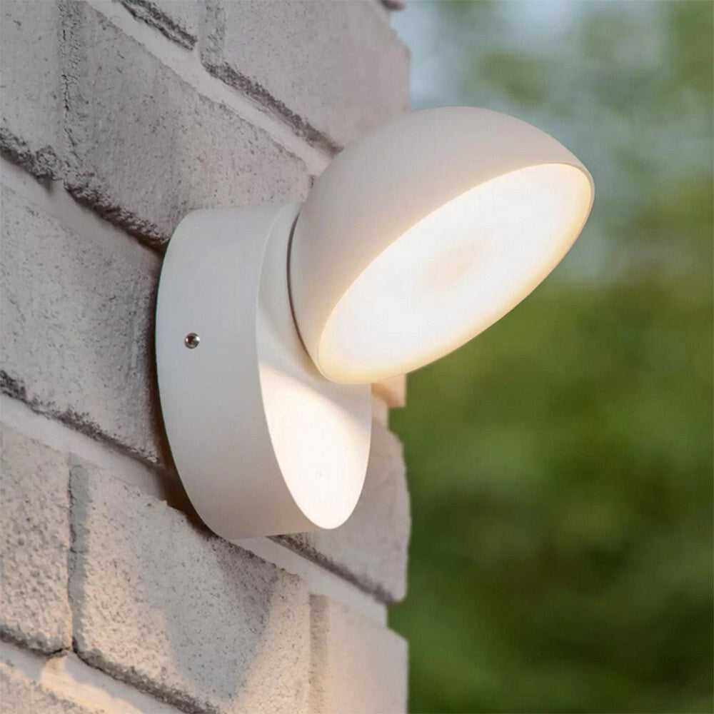 Trade Shop - Applique A Led Da Esterno 12 Watt Ip54 Con Teconologia Cct 3 Tonalità Di Luce 570-3c - Bianco