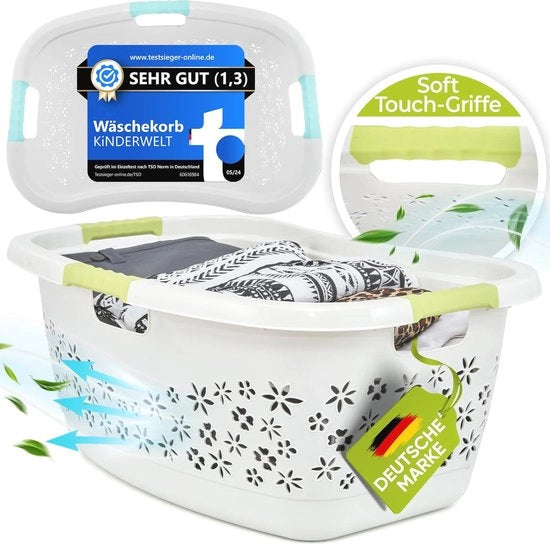 Asseggio ergonomico 50 litri con maniglie soft-touch e design aereodinamico