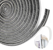 Afdichting automatica - 12M - kit di chiusura porta - Striscia di sigillatura - Rullo di sigillatura - Nastro di sigillatura Autoadesivo - 9 mm x 15 mm x 12 m - per chiusura porta, finestre, isolamento acustico, protezione dal vento